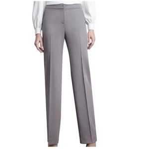 St. John's Women's Dark Grey Straight Leg Pants Size 8